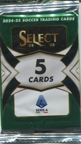 2024-25 Panini Select Serie A Soccer Hobby, Pack