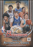 2025-26 Bowman Basketball Hanger, Box