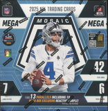 2025 Panini Mosaic Football, Mega Box (Reactive Purple)
