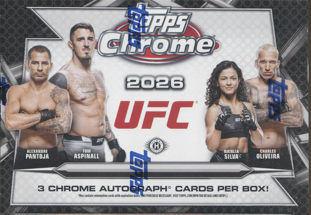 2026 Topps UFC Chrome Delight, 8 Box Case *RELEASES 5/8*