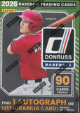 2026 Panini Donruss Baseball Blaster Retail, Box (Orange Velocity)