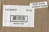 2025 Topps Finest Football Hobby, 8 Box Case *RELEASES 5/15*