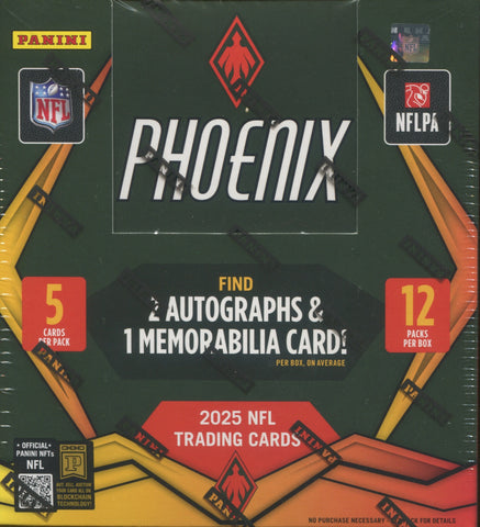 2025 Panini Phoenix Football Hobby, Box