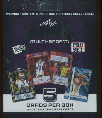 2024 Leaf Collective Multi-Sport Hobby, Box