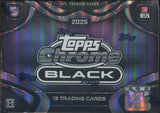 2025 Topps Chrome Black Football Hobby, 12 Box Case *RELEASES 7/10*