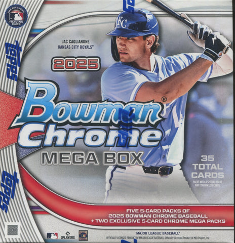 2025 Bowman Chrome Baseball Mega, Box *RELEASES 10/8*
