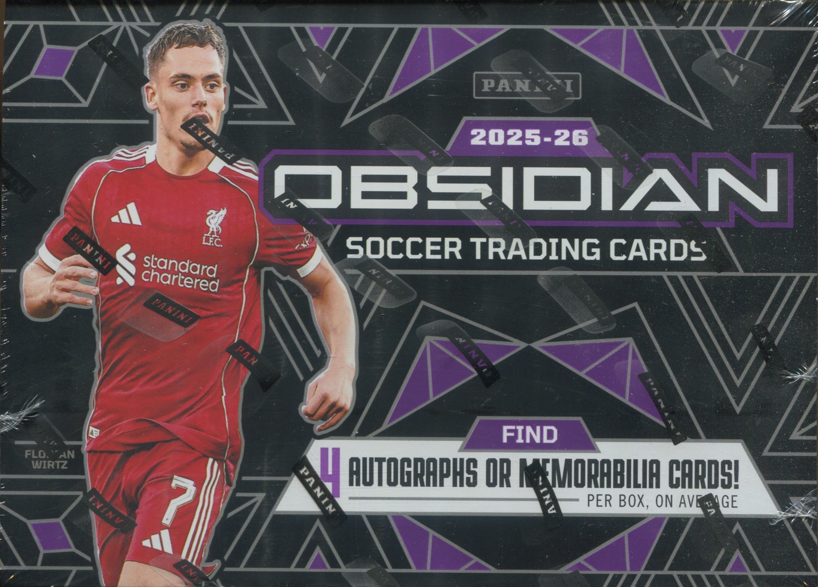 2025-26 Panini Obsidian Soccer Hobby, Box