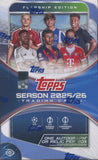 2025-26 Topps UEFA Club Competitions Soccer Hobby, Box
