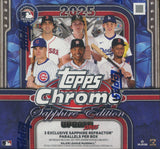 2025 Topps Chrome Update Series Baseball Sapphire Edition, Box