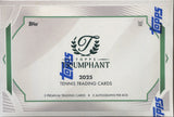 2025 Topps Triumphant Tennis Hobby, Box