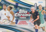 2025 Topps Chrome Tennis Delight, 12 Box Case *RELEASES 2/6*