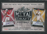 *LAST BOX* 2019 Leaf Metal Draft Football Jumbo, Box