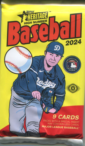 2024 Topps Series Heritage High Number Baseball Hobby, Pack *RELEASES 3/26*