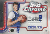 2025-26 Topps Chrome Basketball Delight, 6 Box Case