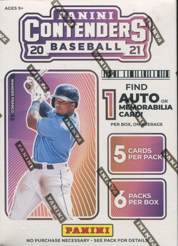 2021 Panini Contenders Baseball, Blaster Box