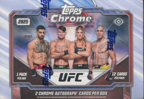 2025 Topps Chrome UFC Delight, Box