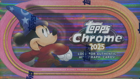 2025 Topps Chrome Disney Hobby, Box *RELEASES 9/24*