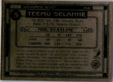 1994-95 Teemu Selanne Topps Finest BRONZE METAL #5 Winnipeg Jets