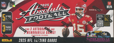 2025 Panini Absolute Football Hobby, Box *RELEASES 10/31*