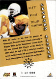 1998 Leonard Little Pinnacle ROOKIE AUTOGRAPH RC AUTO /500 Tennessee Volunteers St. Louis Rams