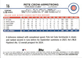 2024 Pete Crow-Armstrong Topps Chrome ROOKIE RC #16 Chicago Cubs