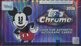 2026 Topps Chrome Disney Hobby, Box *RELEASES 6/17*