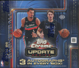 2025-26 Topps Chrome Update Series Basketball Jumbo, Box *RELEASES 8/6*
