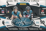 2025 Panini Certified Football Hobby, Box *RELEASES 11/5*