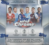 2025-26 Topps UEFA Club Competitions Chrome Soccer Jumbo, Box