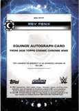 2026 Rey Fenix Topps Cosmic Chrome EQUINOX ORANGE GALACTIC AUTO 17/25 AUTOGRAPH #EA-RYF SMACK DOWN