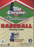 2025 Topps Chrome Platinum Baseball Blaster, 40 Box Case