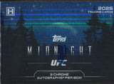 2025 Topps UFC Midnight Hobby, Box *RELEASES 8/8*