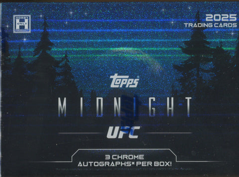 2025 Topps UFC Midnight Hobby, Box *RELEASES 8/8*