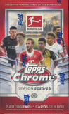 2025-26 Topps Chrome Bundesliga Soccer Hobby, Box
