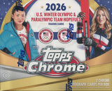 2026 Topps Chrome US Olympic & Paralympic Hopefuls Hobby, 12 Box Case *RELEASES 1/14*