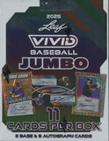 2025 Leaf Vivid Baseball Jumbo, Box *RELEASES 11/5*