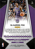 2017-18 De'Aaron Fox Panini Mosaic RED MOSAIC PRIZM ROOKIE RC #40 Sacramento Kings