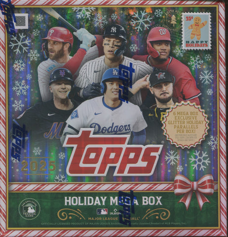 2025 Topps Holiday Baseball Mega, Box *RELEASES 10/22*