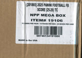 2025 Panini Score Football Mega, 20 Box Case