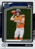 2024 Bo Nix Donruss Optic RATED ROOKIE RC #209 Denver Broncos 3