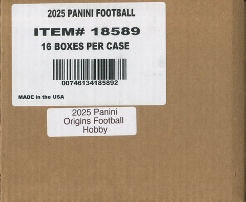 2025 Panini Origins Football Hobby, 16 Box Case *RELEASES 8/27*