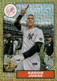 2022 Aaron Judge Topps SILVER PACK CHROME 1987 DESIGN #T87C2-84 New York Yankees