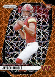 2024 Jayden Daniels Panini Prizm ORANGE LAZER PRIZM ROOKIE RC #347 Washington Commanders