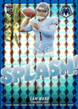 2025 Cam Ward Panini Mosaic SPLASH BLUE PRIZM ROOKIE 59/99 RC #13 Tennessee Titans