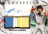 2025 Kristian Campbell Topps Inception ROOKIE AUTOGRAPH PATCH 43/200 RC AUTO #IAPC-KC Boston Red Sox