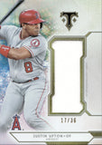 2018 Justin Upton Topps Triple Threads SINGLE JUMBO RELIC JERSEY 17/36 #SJR-JU2 Anaheim Angels