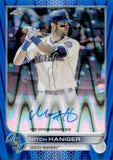 2022 Mitch Haniger Topps Chrome BLUE RAYWAVE REFRACTOR AUTOGRAPH 117/150 AUTO #CVA-MH Seattle Mariners
