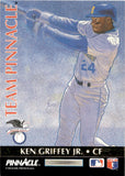 1992 Ken Griffey Jr. Brett Butler Pinnacle TEAM PINNACLE #9 Seattle Mariners Los Angeles Dodgers