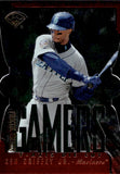 1997 Ken Griffey Jr. Leaf GAMERS FRACTAL MATRIX Y-AXIS DIE CUT #371 Seattle Mariners