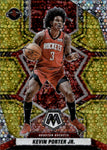 2021-22 Kevin Porter Jr. Panini Mosaic Fast Brk GOLD DISCO SP 04/10 #40 Houston Rockets